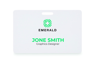 Logo trade promotional product photo of: Lanyard badge 54 x 86mm