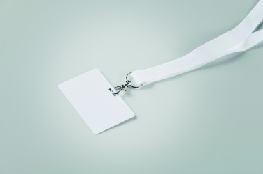Logo trade advertising products picture of: Lanyard badge 54 x 86mm