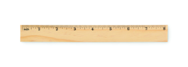 Logo trade business gift photo of: Wooden ruler 20cm
