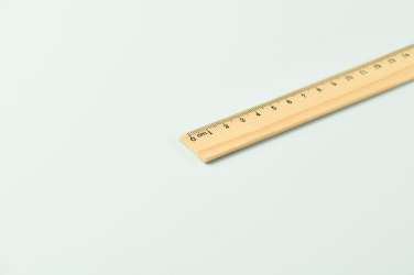 Logo trade promotional giveaways picture of: Wooden ruler 20cm