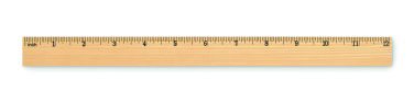 Logotrade promotional item picture of: Wooden ruler 30cm