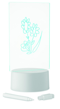 Logo trade corporate gifts image of: Light-up LED memo board