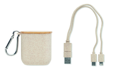 Logo trade promotional merchandise photo of: Cable set in case