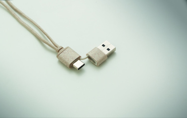 Logo trade promotional giveaways picture of: Cable set in case