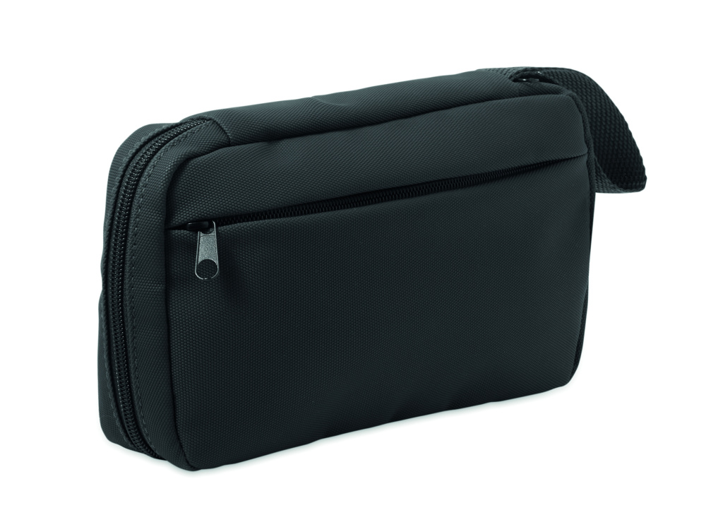 Logo trade promotional items image of: Toiletry bag 600D RPET