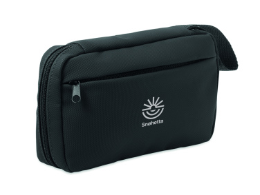 Logotrade promotional gift picture of: Toiletry bag 600D RPET