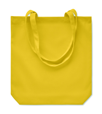 Logo trade promotional giveaways picture of: 270 gr/m² Canvas shopping bag