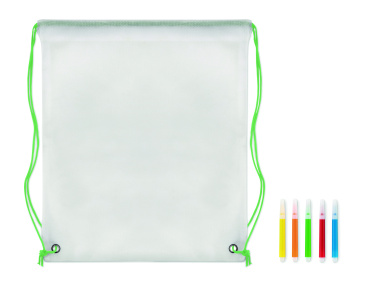 Logotrade advertising product image of: Non woven kids bag with pens