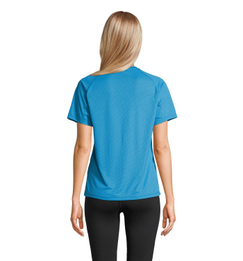 Logo trade promotional merchandise picture of: VORTEX WOMEN RAGLAN T-SHIRT