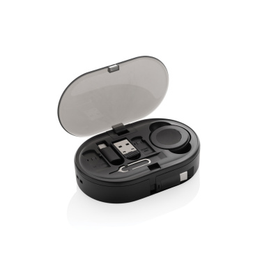 Logo trade promotional giveaway photo of: Chargevix RCS rplastic Multi-functional 60W charging set