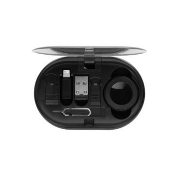 Logo trade promotional gifts image of: Chargevix RCS rplastic Multi-functional 60W charging set