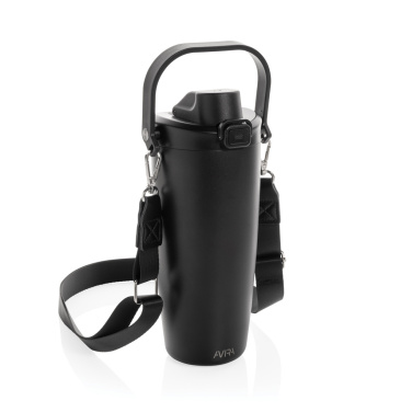 Logotrade advertising product image of: Avira Ayala RCS re-steel duosip lockable crossbody tumbler