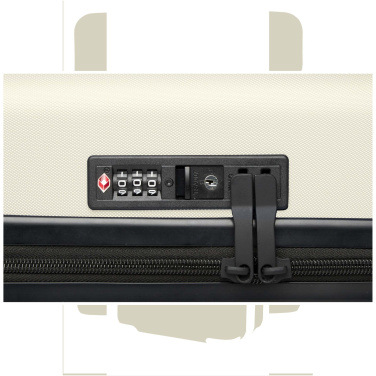 Logotrade promotional item image of: Rover 20" GRS recycled cabin trolley 40L