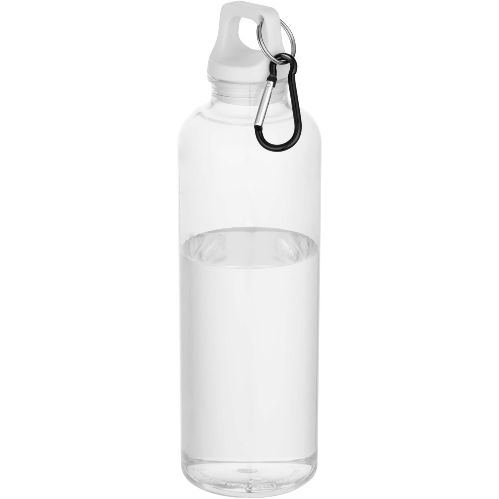 Logotrade promotional giveaway image of: Oregon 750 ml RCS recycled plastic water bottle with carabiner
