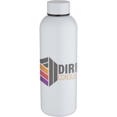 Logo trade promotional merchandise image of: Spring 750 ml sublimation RCS recycled single wall stainless steel water bottle