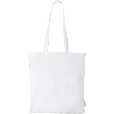 Logo trade promotional giveaways image of: Odisha 140 g/m² OCS organic tote bag 7L