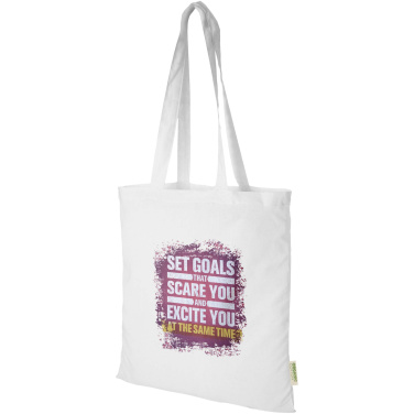 Logo trade promotional items picture of: Odisha 140 g/m² OCS organic tote bag 7L