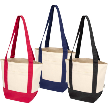 Logo trade advertising products picture of: Sam 320 g/m² GRS recycled mini cotton tote bag