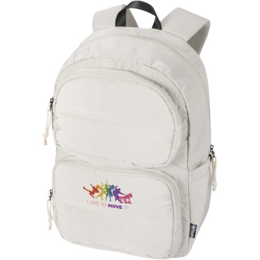 Logo trade promotional items picture of: Puffer 15.6" GRS recycled laptop backpack 18L