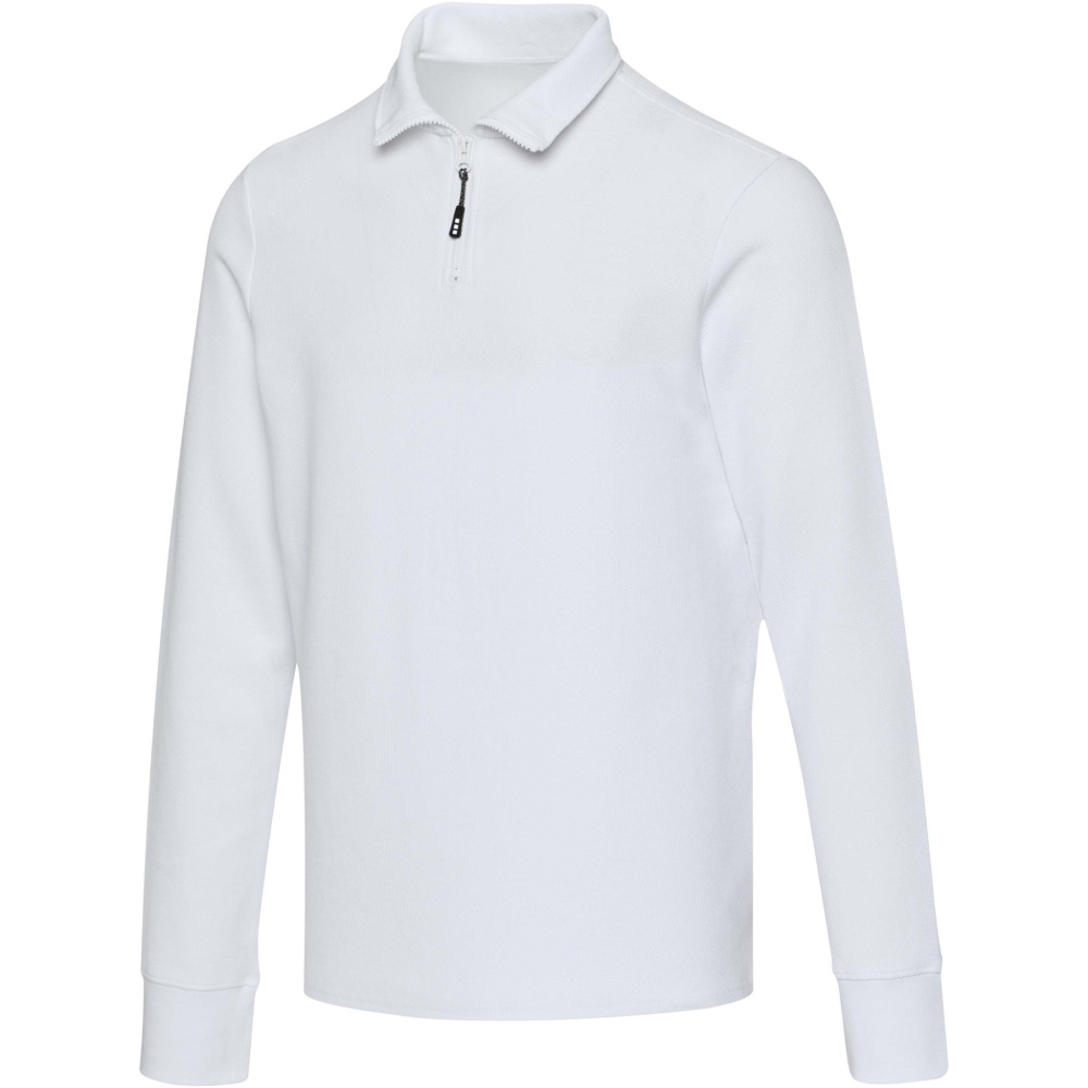 Logotrade promotional giveaway picture of: Zeus long sleeve unisex half zip polo