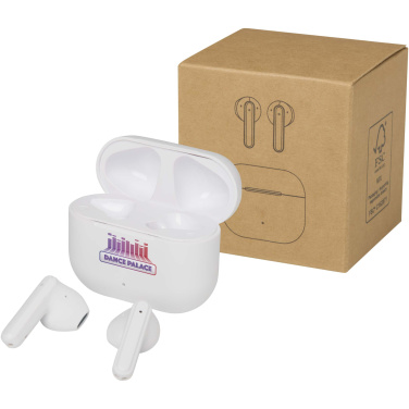 Logotrade promotional gift picture of: Altais recycled plastic True Wireless Bluetooth® headset