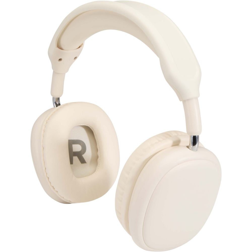 Logo trade advertising products image of: Alzir recycled plastic over-ear wireless Bluetooth® headset
