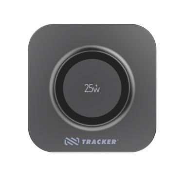 Logo trade promotional merchandise photo of: Quantum ultra-fast 25W magnetic wireless charging pad