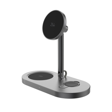 Logo trade promotional merchandise image of: Quantum RCS ultra-fast 25W Magnetic desk wireless Charger