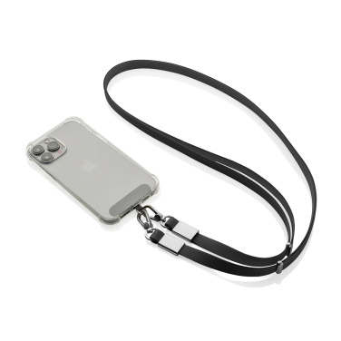 Logotrade promotional products photo of: Nivo RCS recycled PET Crossbody lanyard
