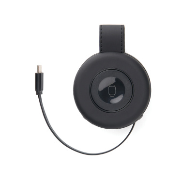 Logo trade promotional item photo of: VINGA Baltimore RCS 2-in-1 Wireless 15W Travel Charger