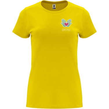 Logotrade business gift image of: Capri short sleeve women's t-shirt