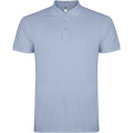 Star short sleeve men's polo, Zen Blue