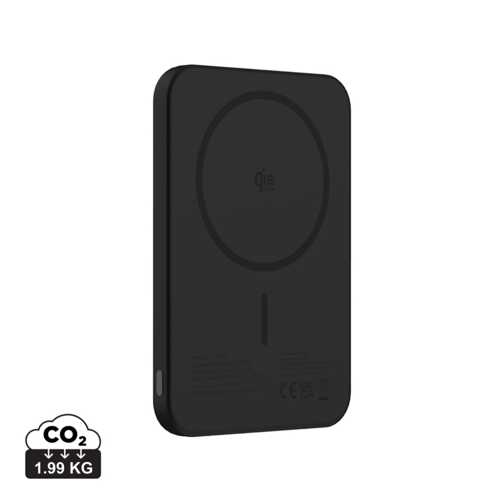 Logo trade promotional items image of: Urban Vitamin Pomona 5000mAh Qi2.2 25W magnetic powerbank