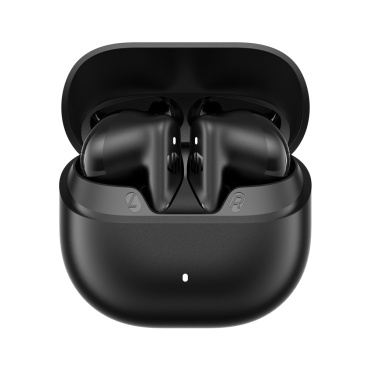 Logo trade promotional gift photo of: Urban Vitamin Santa Clara RCS plastic ENC earbuds