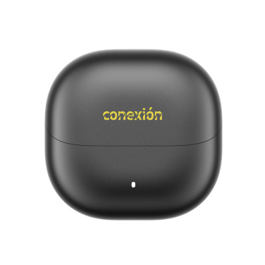 Logo trade corporate gift photo of: Urban Vitamin Santa Clara RCS plastic ENC earbuds