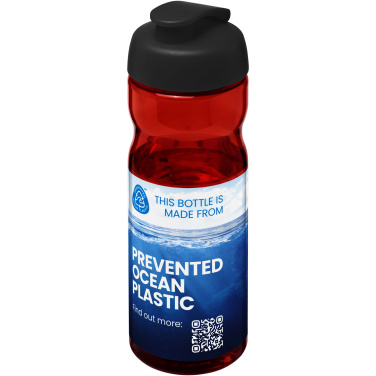 Logo trade promotional merchandise photo of: H2O Active® Eco Base 650 ml flip lid sport bottle