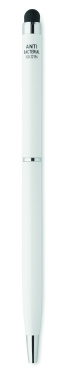 Logotrade promotional giveaways photo of: Stylus antibacterial pen