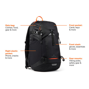 Logotrade promotional items photo of: Nordic Drift Trail RCS backpack 24L