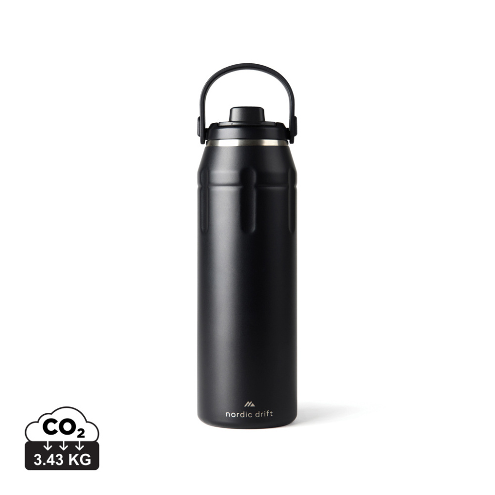 Logo trade advertising product photo of: Nordic Drift Trail RCS Insulated sports bottle 940ml
