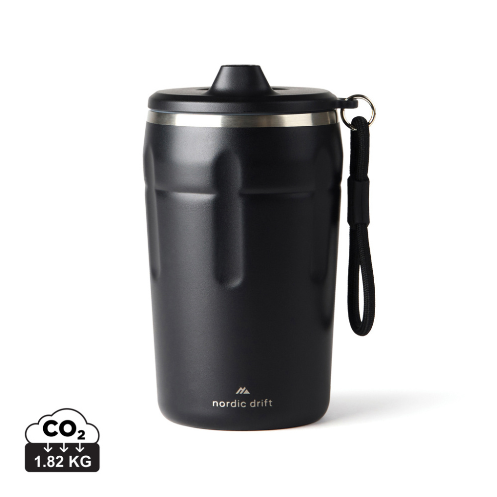 Logo trade promotional items picture of: Nordic Drift Trail RCS Lockable And Leakproof Coffee Mug 350