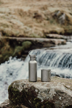 Logotrade promotional product picture of: Nordic Drift Trail Ultra Light Titanium 600ml Water Bottle