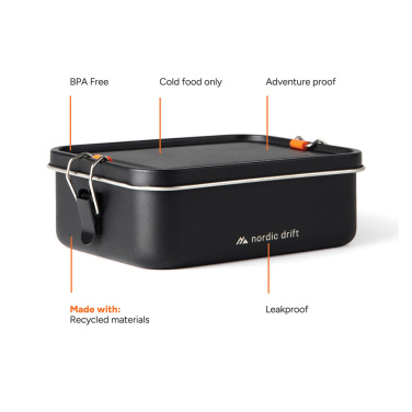 Logo trade promotional item photo of: Nordic Drift Trail RCS Adventure Lunchbox 1200ML