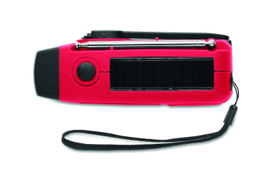 Logotrade promotional merchandise picture of: Portable radio SOS with LED torch