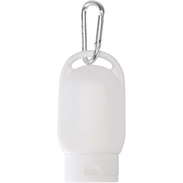 Logo trade corporate gifts picture of: Rosie SPF 30 suncream with carabiner