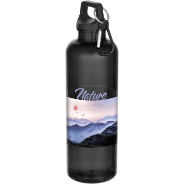 Logo trade advertising products image of: Oregon 750 ml RCS recycled plastic water bottle with carabiner