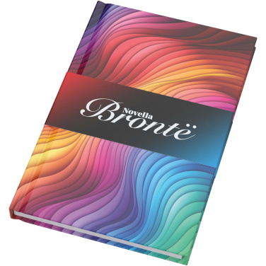 Logotrade advertising products photo of: Novella Brontë A5 glossy hard cover notebook - 100 sheets