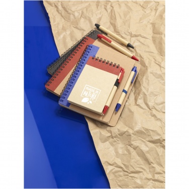 Logo trade reklaamtooted foto: Preesterlikult taaskasutatud pliiatsiga märkmik