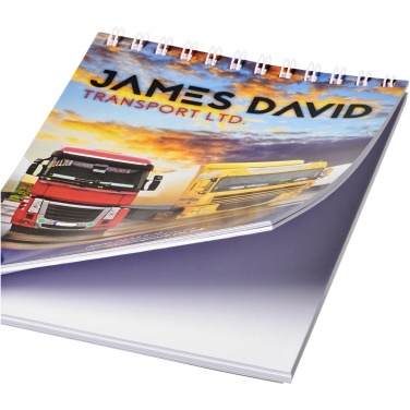 Logo trade reklaamkingituse pilt: Desk-Mate® spiraalne A6 märkmik