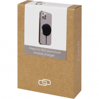 Logo trade firmakingitused foto: Magclick 15W alumiiniumist juhtmevaba laadija