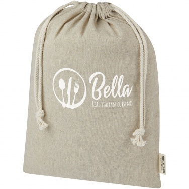 Logotrade ärikingi foto: Pheebs 150 g/m² GRS taaskasutatud puuvillast kingikott suur 4L